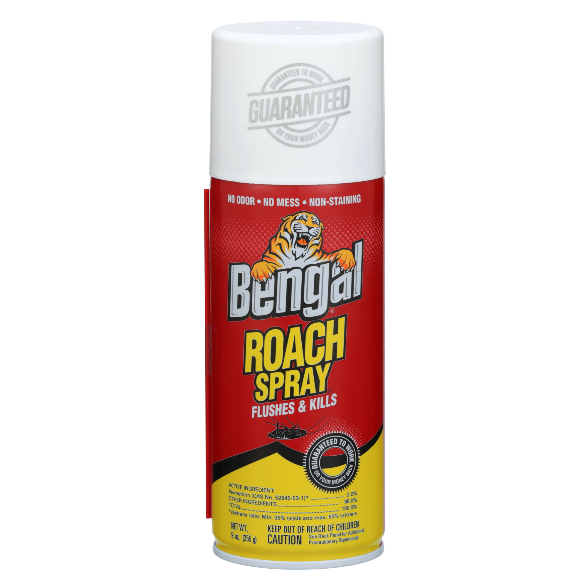 Bengal Roach Spray 9 oz – Permethrin 2% Dry Formula for Roaches & Ants
