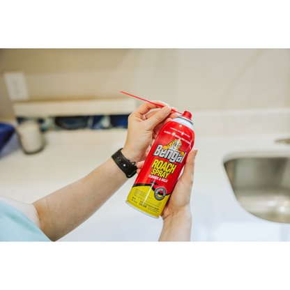 Bengal Roach Spray 9 oz – Permethrin 2% Dry Formula for Roaches & Ants