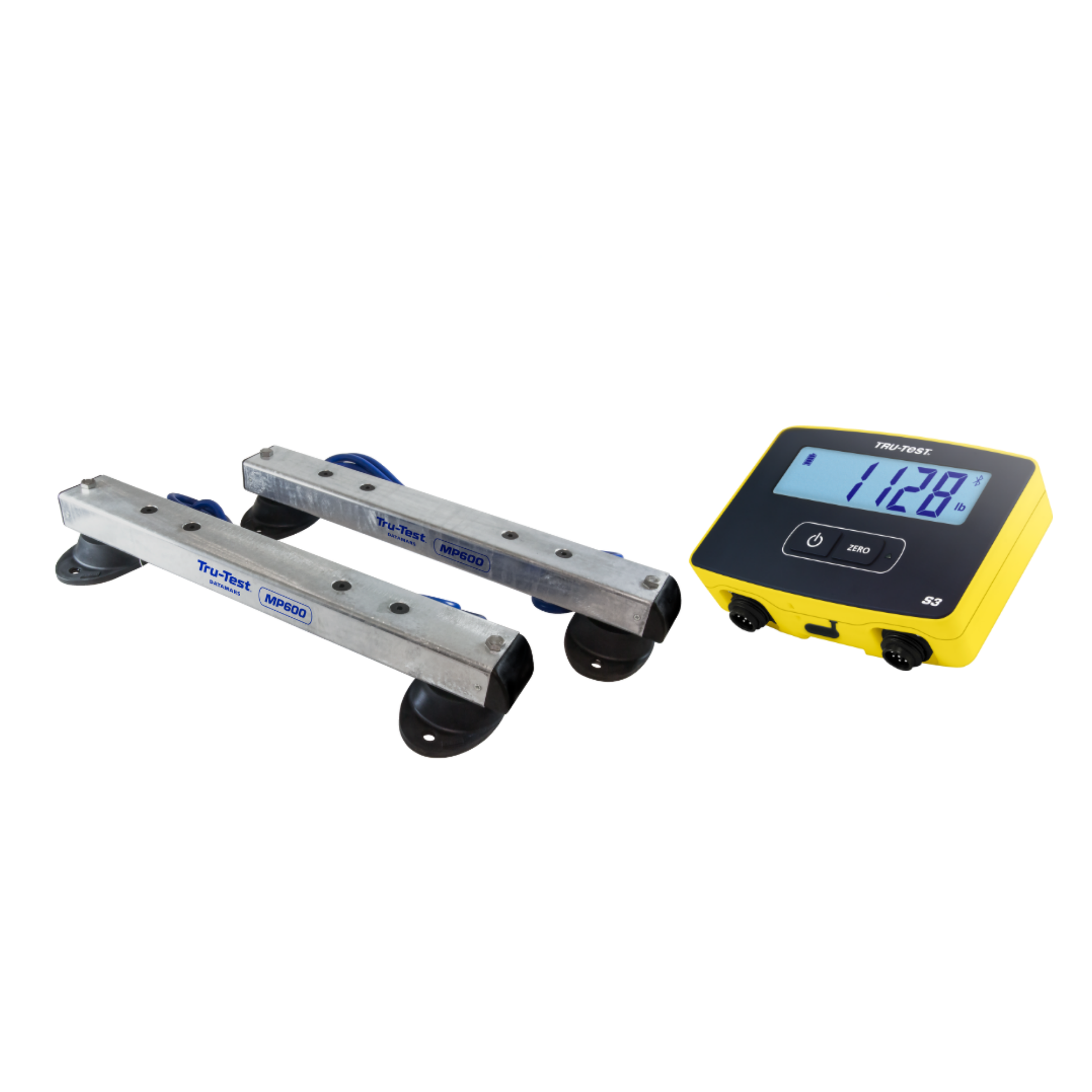 Tru-Test S3 System with MP600 Load Bars | Waterproof Bluetooth Livestock Scale | 4,400 lb Capacity