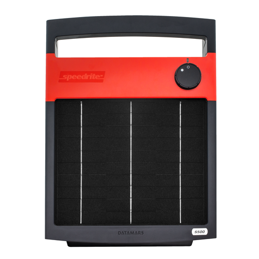 Speedrite S500 Solar Electric Fence Charger - 12V Battery, 0.5J, 30 Mile