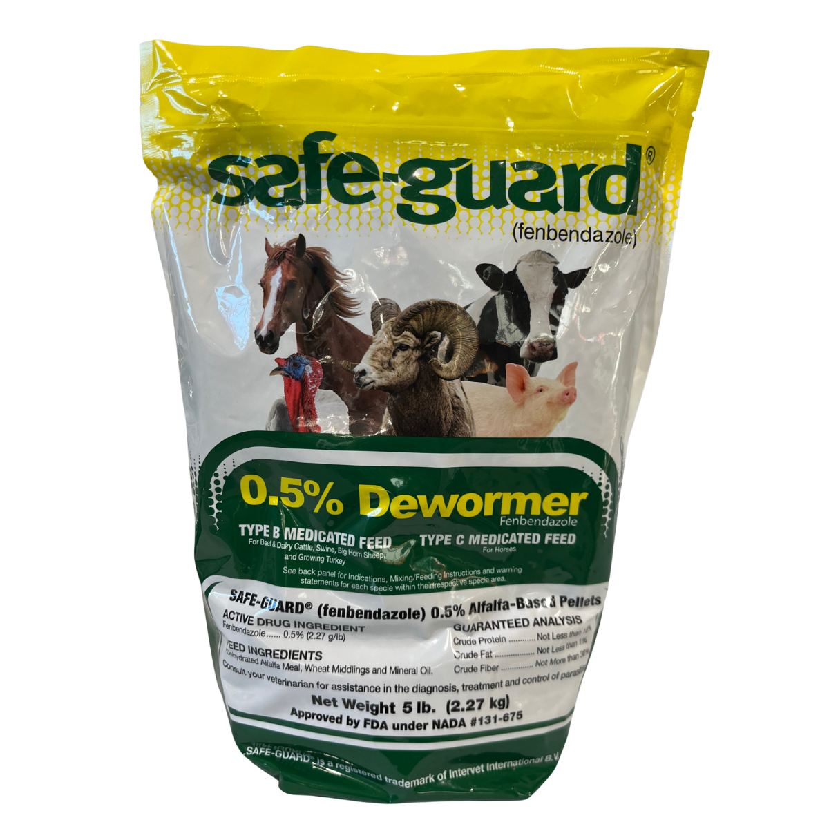 SafeGuard Cattle Dewormer Pellets 0.5% Fenbendazole