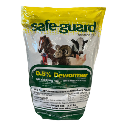 SafeGuard Cattle Dewormer Pellets 0.5% Fenbendazole