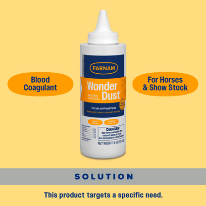 Farnam Wonder Dust Wound Powder & Blood Stop for Livestock & Horses