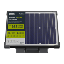 Patriot SG2000 Solar Electric Fence Charger - 12V Battery, 2J, 50 Mile