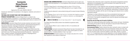 Ivermectin Sheep Drench | Oral Sheep Wormer for Parasite Control