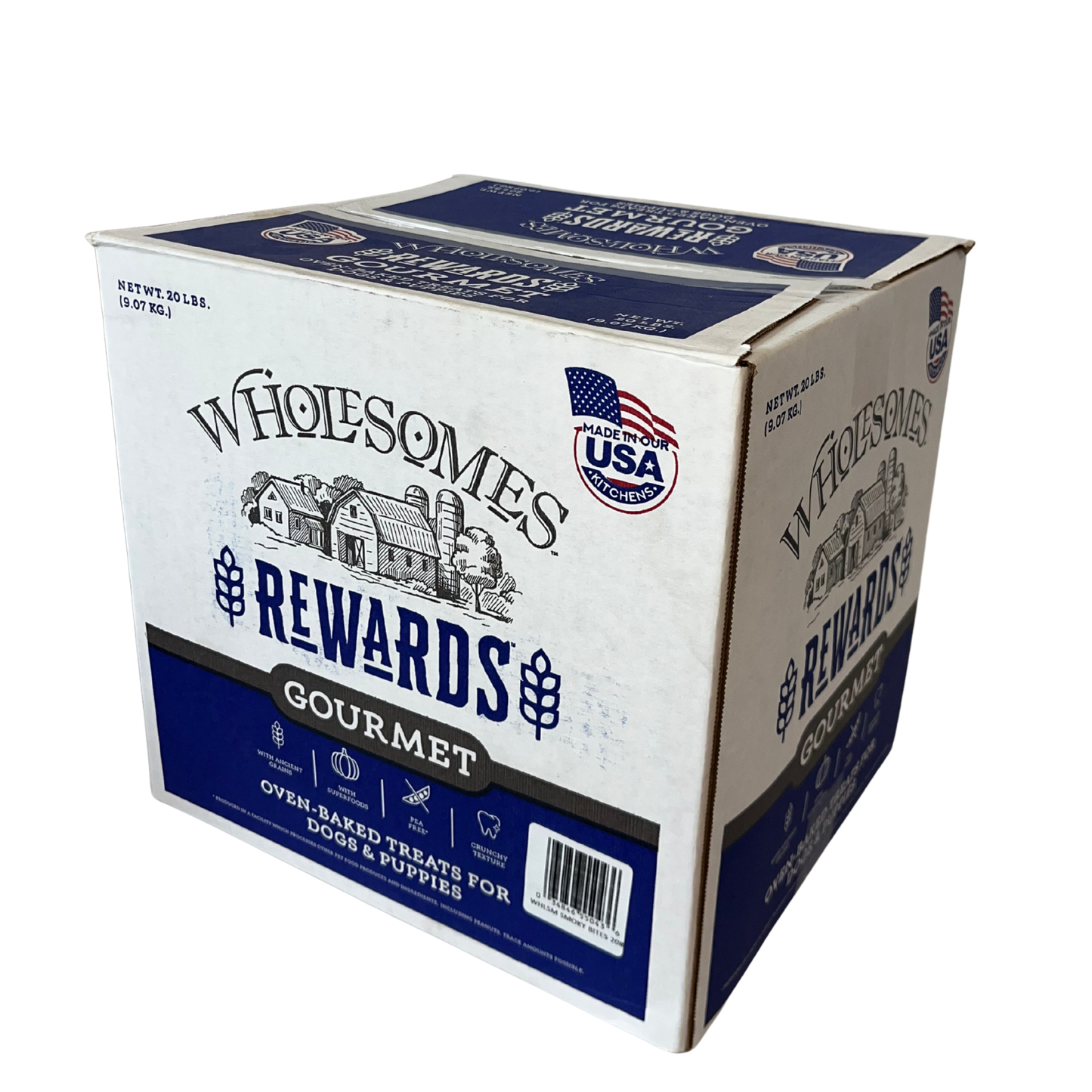 Wholesomes Gourmet Rewards Smoky Bites | Crunchy Bacon Dog Treats