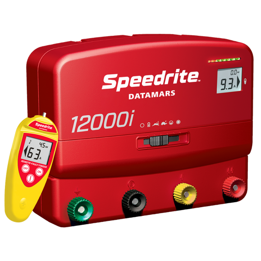 Speedrite 12000i Electric Fence Energizer | 12 Joules, 90 Mile | Dual Power