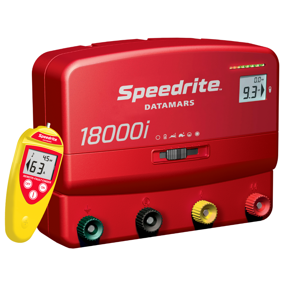 Speedrite 18000i Electric Fence Energizer | 18 Joules, 120 Mile | Dual Power