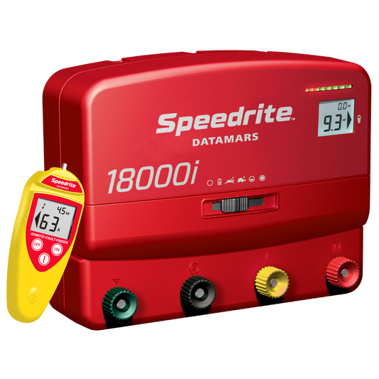 Speedrite 18000i Electric Fence Energizer | 18 Joules, 120 Mile | Dual Power