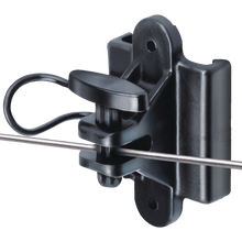 Speedrite Black Dual-Purpose Pinlock Electric Fence Insulator - 25 Pack