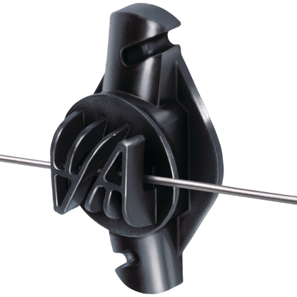 Speedrite Black Wood Post Claw Electric Fence Insulator - 25 Pack