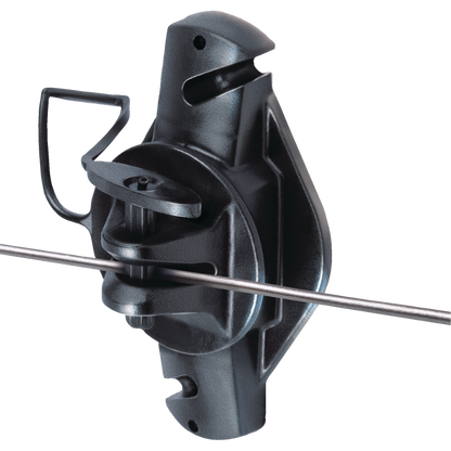 Speedrite Black Wood Post Pinlock Electric Fence Insulator - 25 Pack