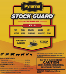Pyranha Stock Guard – Livestock Permethrin Insecticide Concentrate Spray