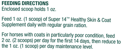 Farnam Super 14 Healthy Skin & Coat Supplement for Horses, Powder