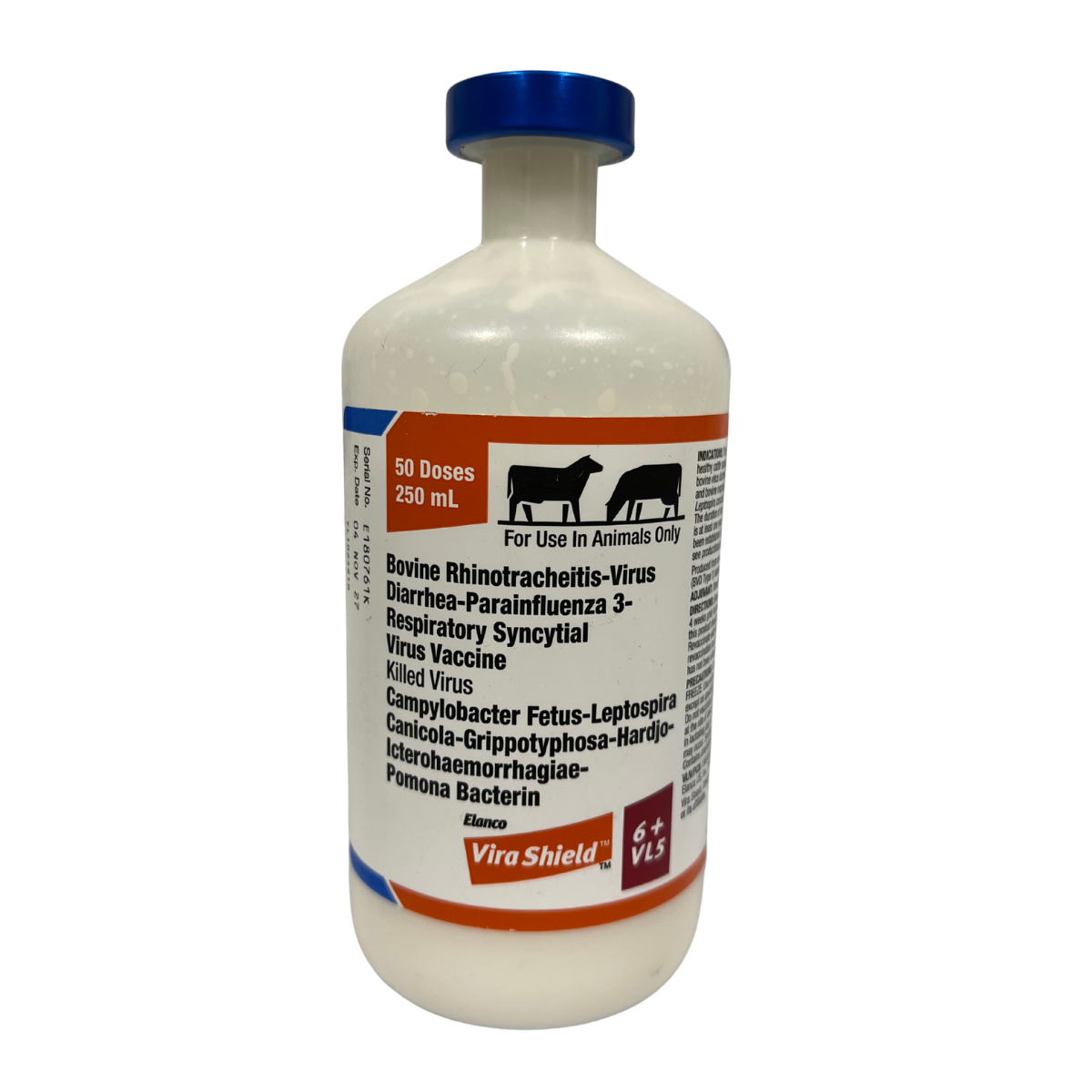 Elanco Vira Shield 6 + VL5 | Cattle Vaccine | Protection Against IBR, PI3, BVD, BRSV, Lepto