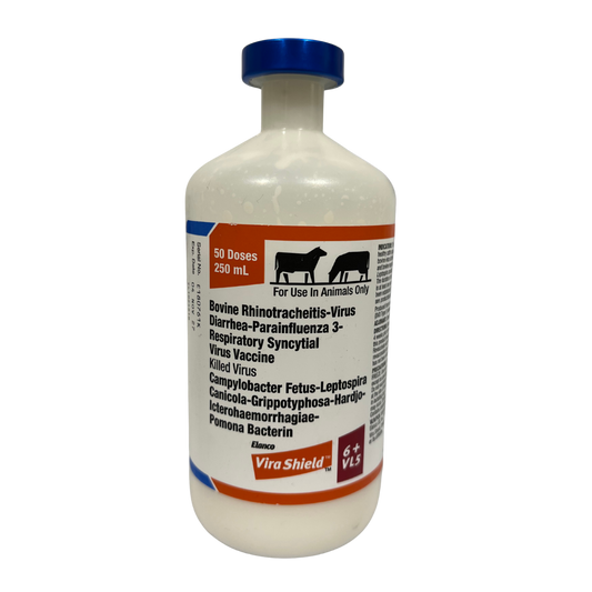 Elanco Vira Shield 6 + VL5 | Cattle Vaccine | Protection Against IBR, PI3, BVD, BRSV, Lepto