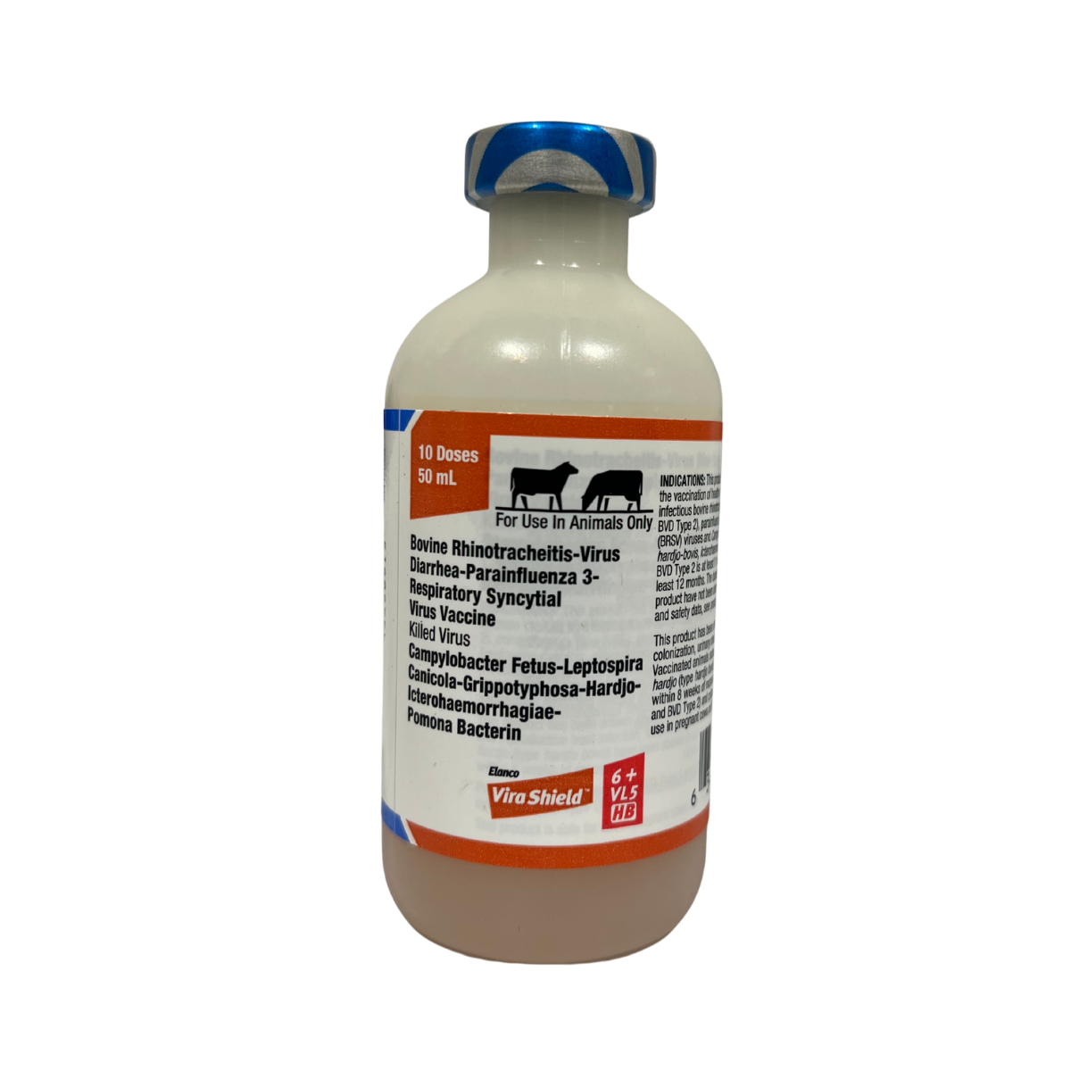Elanco Vira Shield 6 + VL5 HB | Cattle Vaccine | Protection Against IBR, BVD, Lepto, Harjo-Bovis