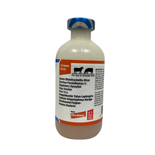 Elanco Vira Shield 6 + VL5 HB | Cattle Vaccine | Protection Against IBR, BVD, Lepto, Harjo-Bovis