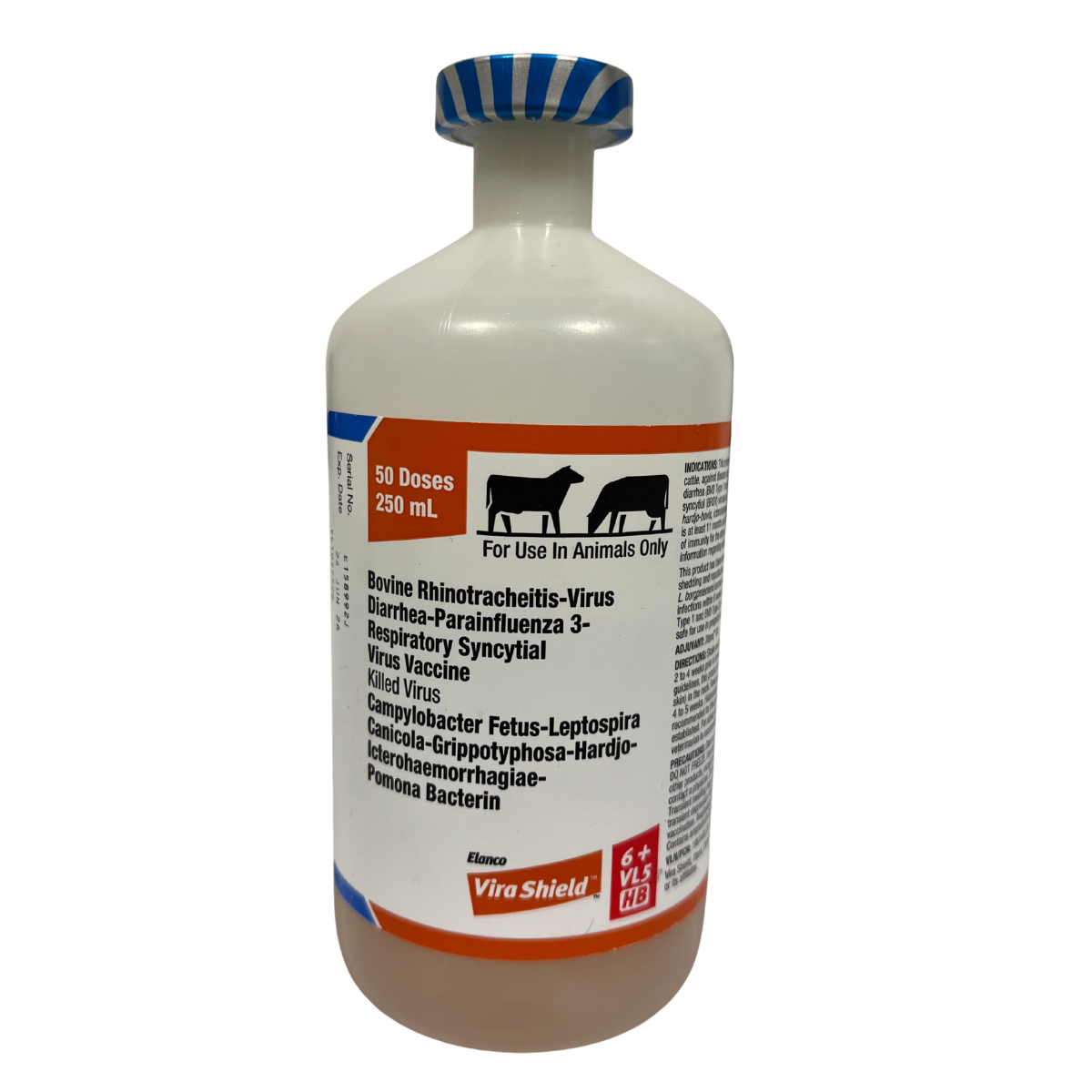 Elanco Vira Shield 6 + VL5 HB | Cattle Vaccine | Protection Against IBR, BVD, Lepto, Harjo-Bovis