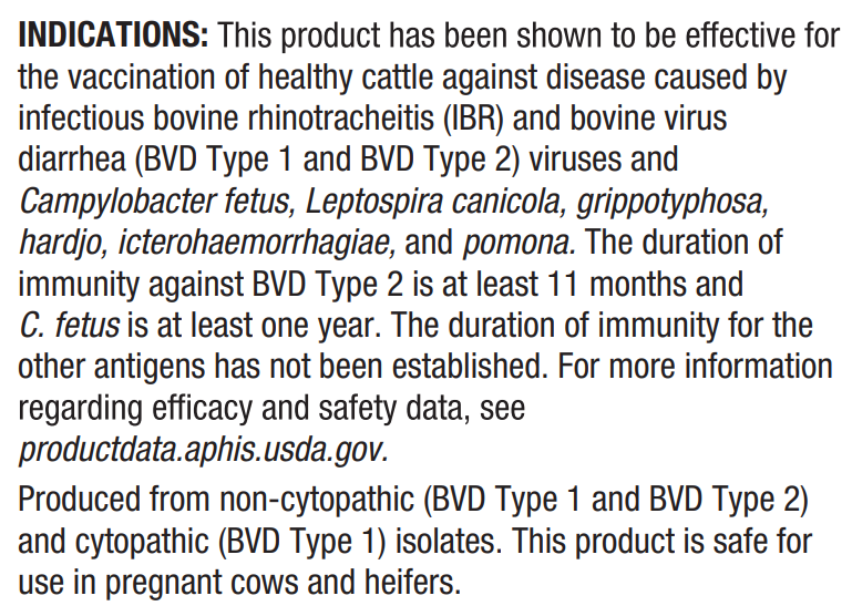Elanco Vira Shield 6 + VL5 | Cattle Vaccine | Protection Against IBR, PI3, BVD, BRSV, Lepto