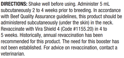 Elanco Vira Shield 6 + VL5 | Cattle Vaccine | Protection Against IBR, PI3, BVD, BRSV, Lepto