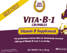 Horse Health Vita B-1 Crumbles Thiamine Supplement for Horses, 3 lb.