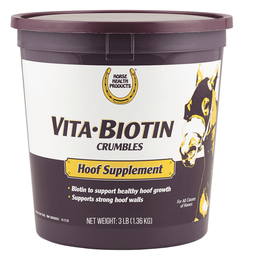 Biotin Crumbles Horse Hoof Supplement | Strong Hoof Growth