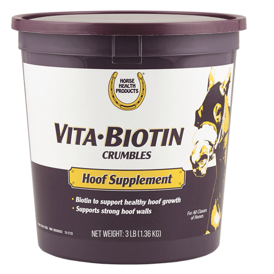Biotin Crumbles Horse Hoof Supplement | Strong Hoof Growth
