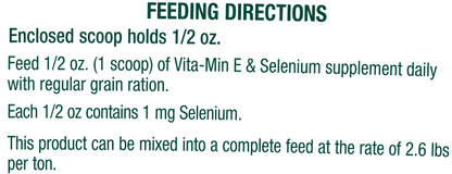 Farnam Vita-Min E & Selenium Antioxidant Supplement for Horses, 3 lb. Pellets