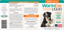 Durvet WormEze Liquid | Dog & Cat Roundworm Treatment & Prevention | 8 oz.