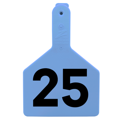 Z Tags One-Piece No-Snag Cow ID Ear Tag – Colors, Numbers & Custom Print