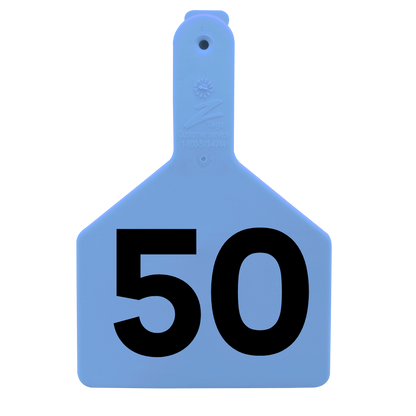 Z Tags One-Piece No-Snag Cow ID Ear Tag – Colors, Numbers & Custom Print