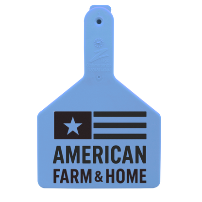 Z Tags One-Piece No-Snag Cow ID Ear Tag | Custom Print