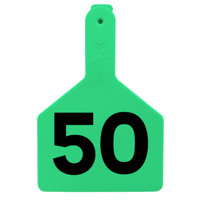 Z Tags One-Piece No-Snag Cow ID Ear Tag – Colors, Numbers & Custom Print