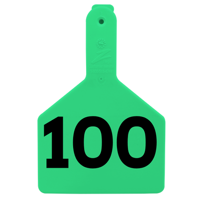 Z Tags One-Piece No-Snag Cow ID Ear Tag – Colors, Numbers & Custom Print