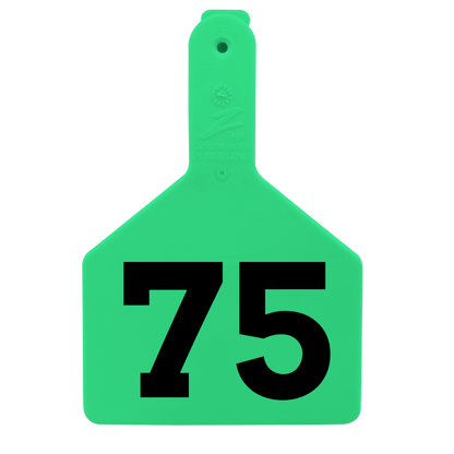 Z Tags One-Piece No-Snag Cow ID Ear Tag – Colors, Numbers & Custom Print