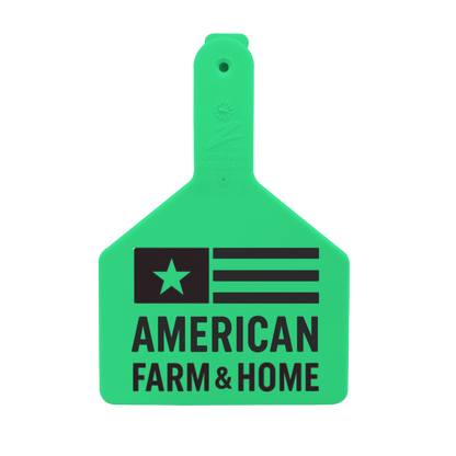 Z Tags One-Piece No-Snag Cow ID Ear Tag | Custom Print