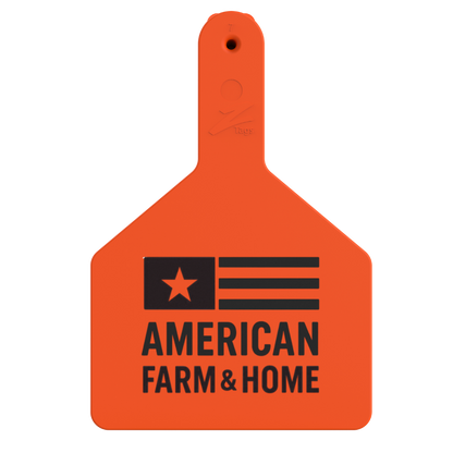 Z Tags One-Piece No-Snag Cow ID Ear Tag – Colors, Numbers & Custom Print
